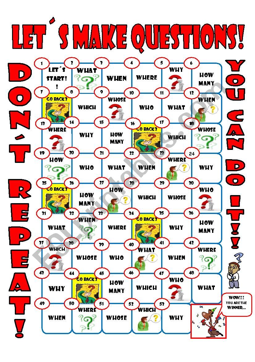 question review boardgame - ESL worksheet by imelda