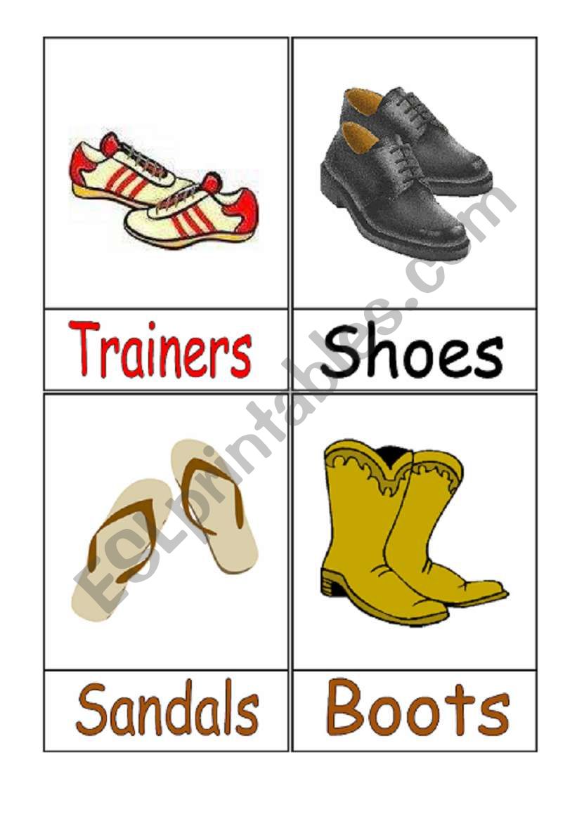 Clothes Flashcards 4 worksheet