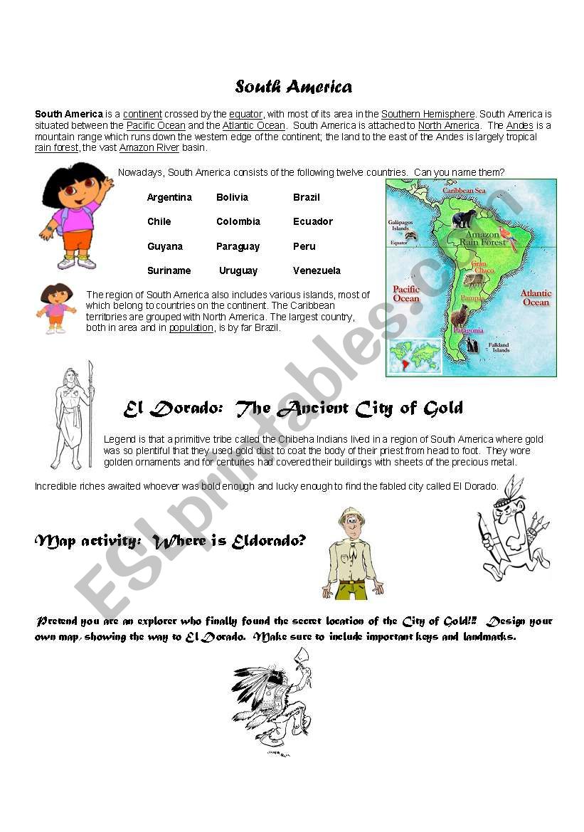 El Dorado worksheet