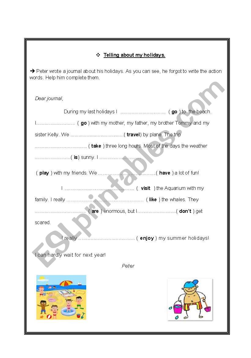 Simple Past worksheet