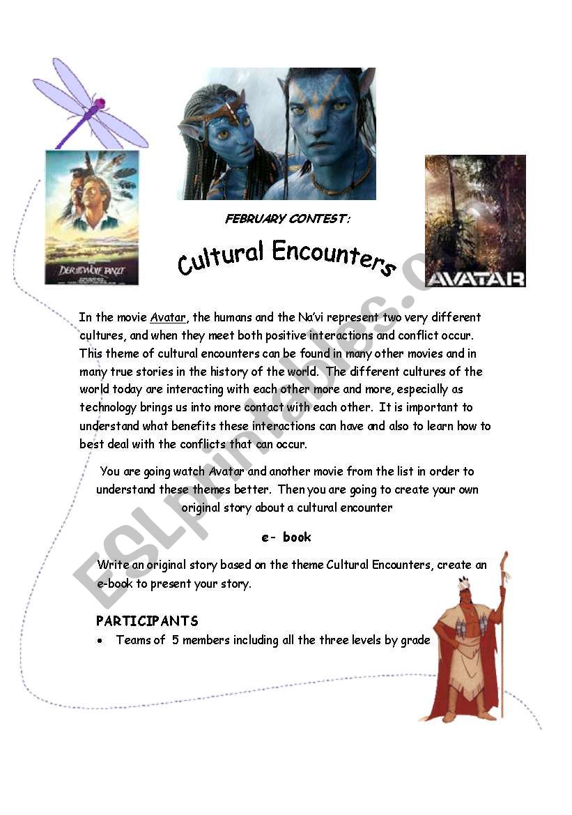 Project Cultural Encounters worksheet