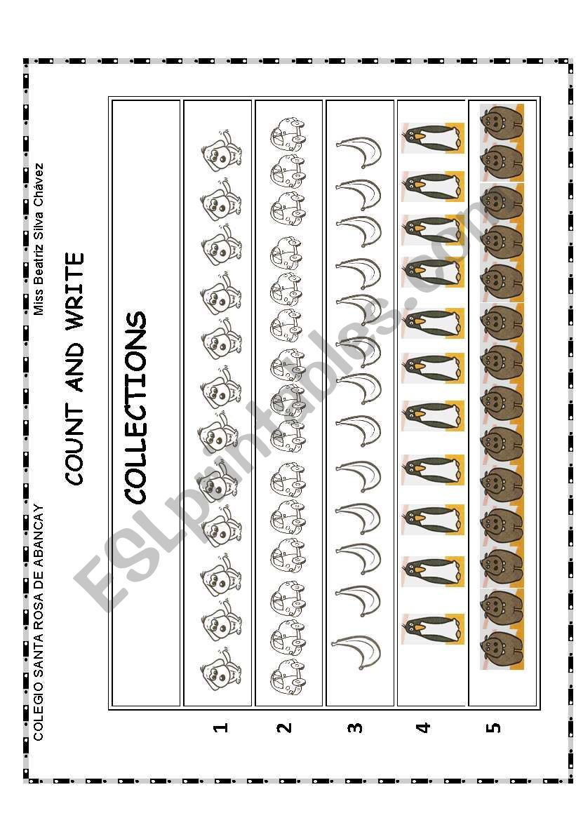 NUMBERS worksheet