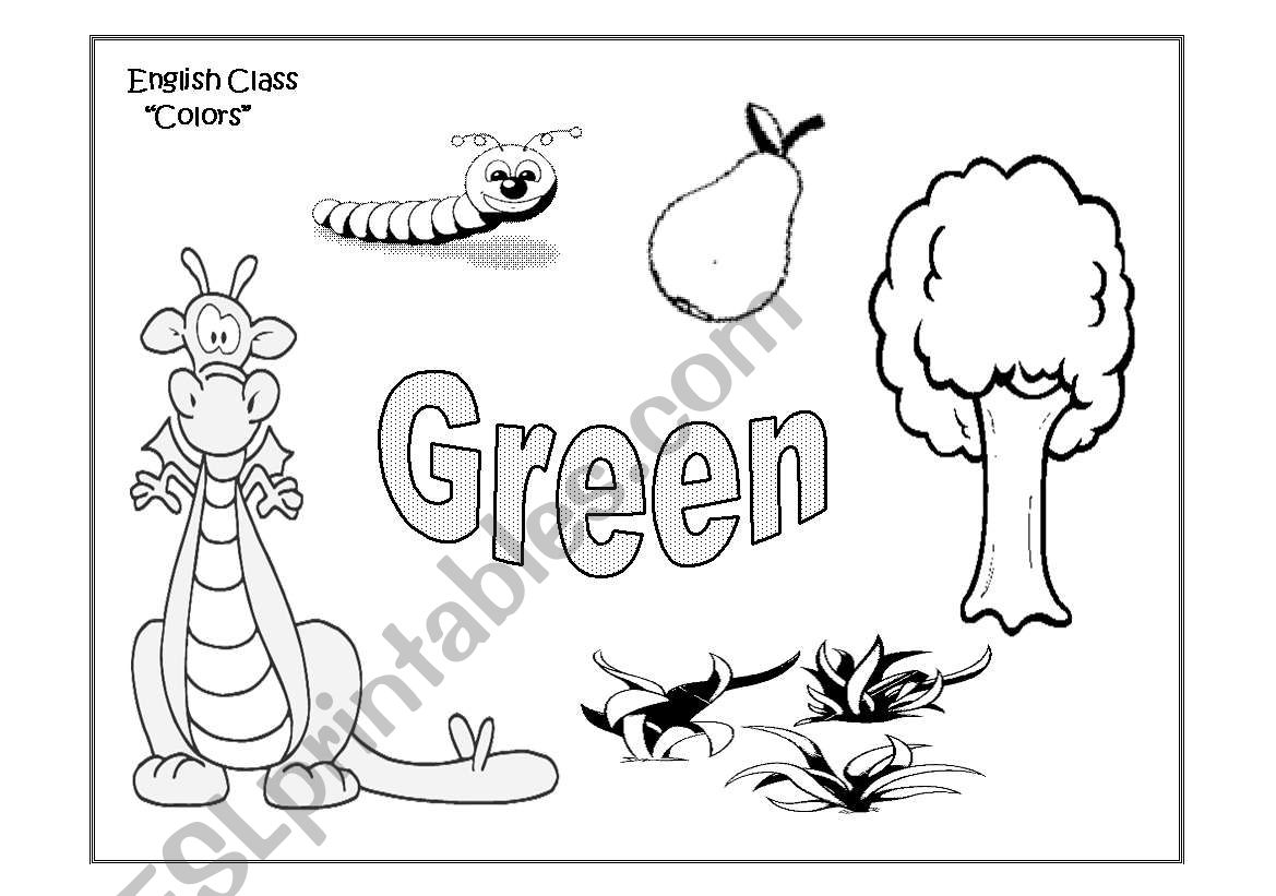 Green!!! worksheet