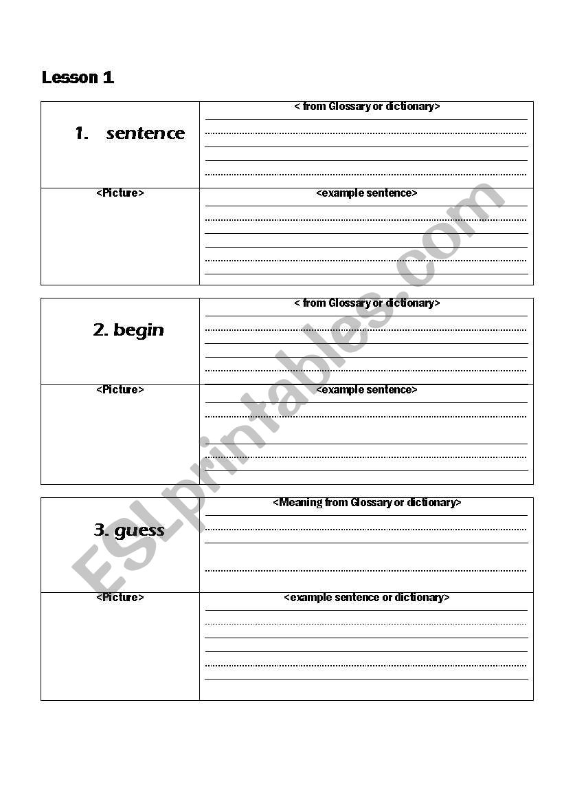 Blending Sounds worksheet