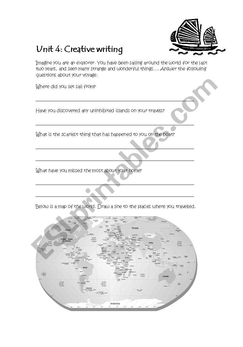 Exploration Journal  worksheet