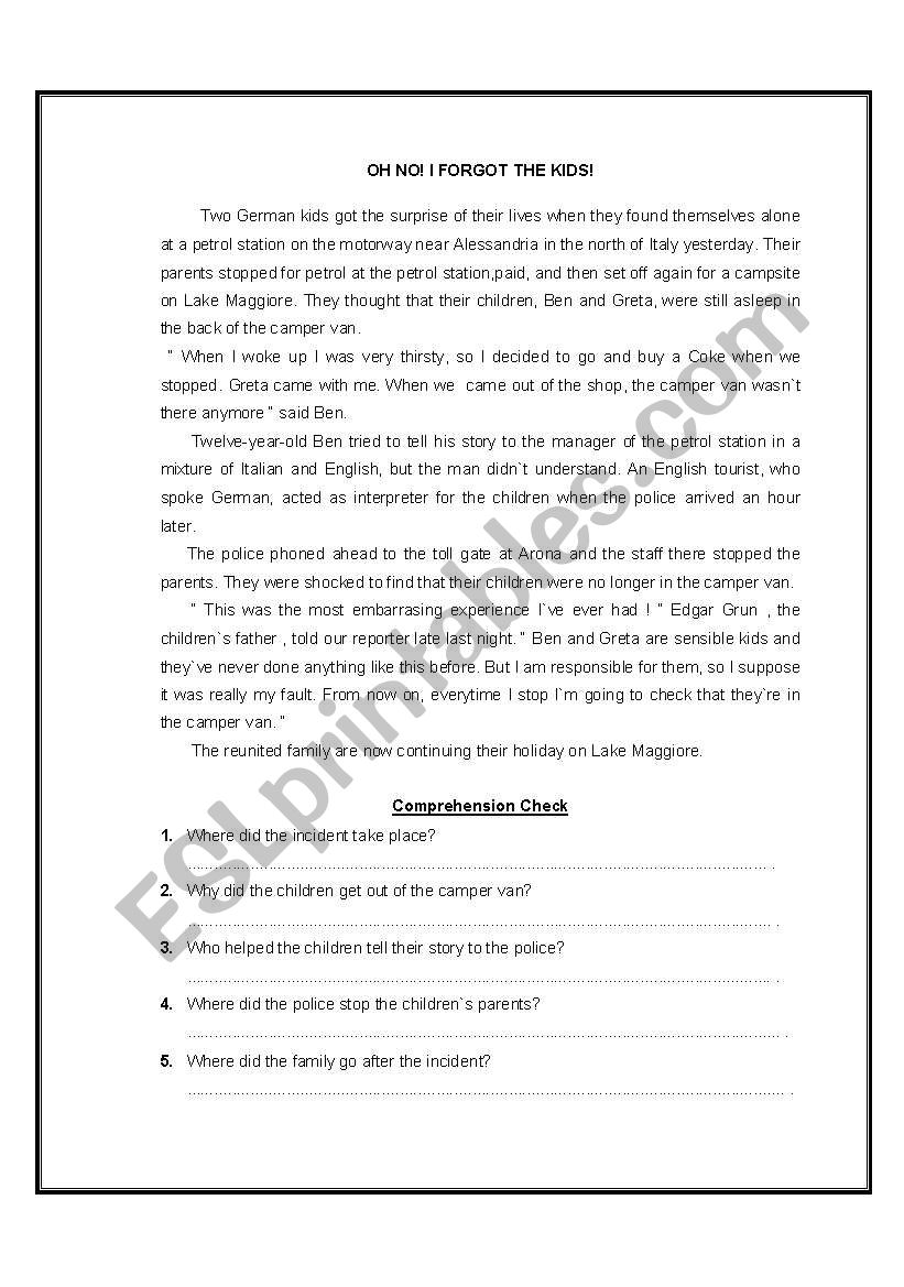 Worksheet for 7th grades worksheet