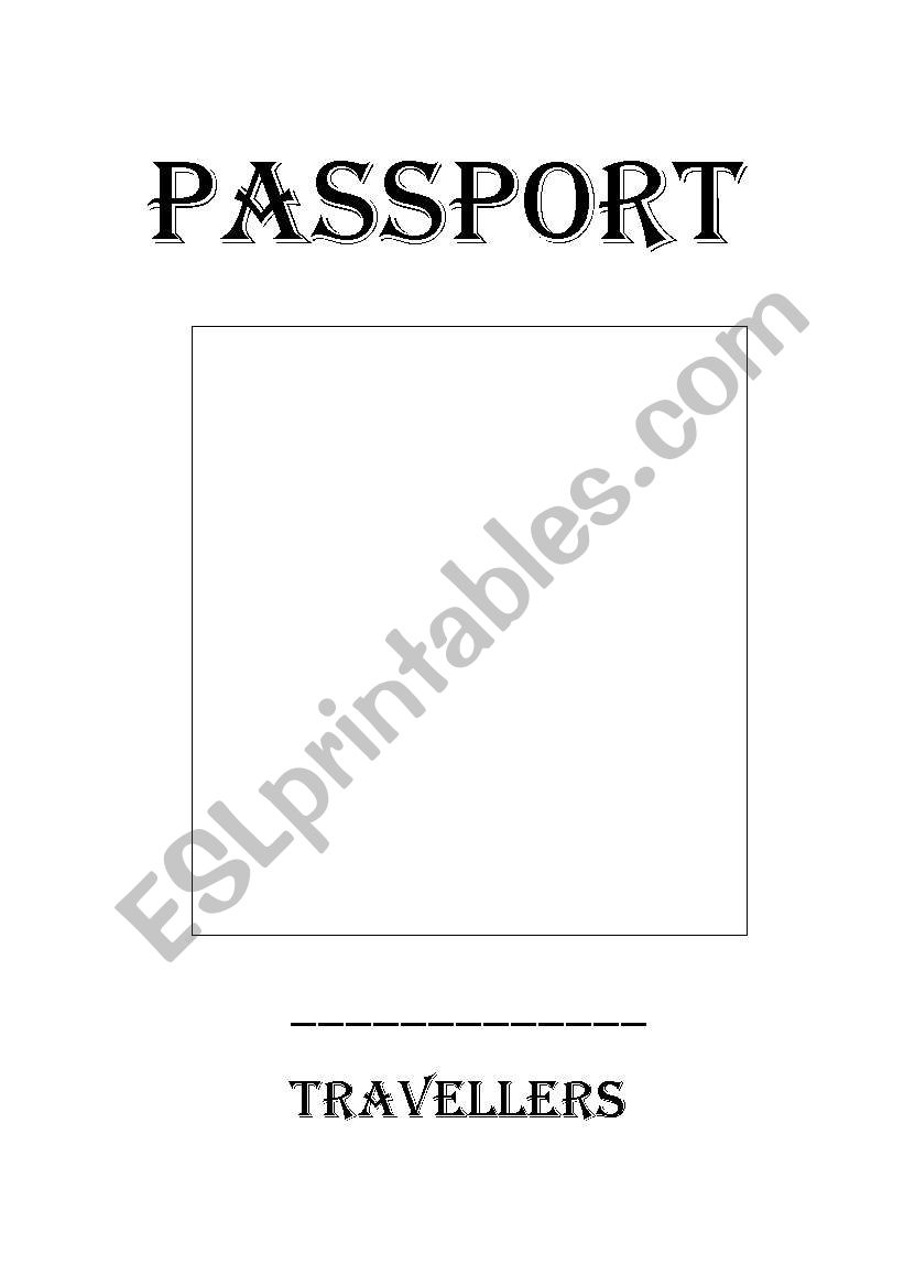 printable passport template for teachers