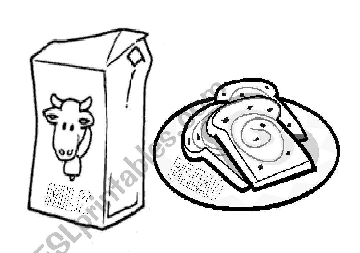 food worksheet