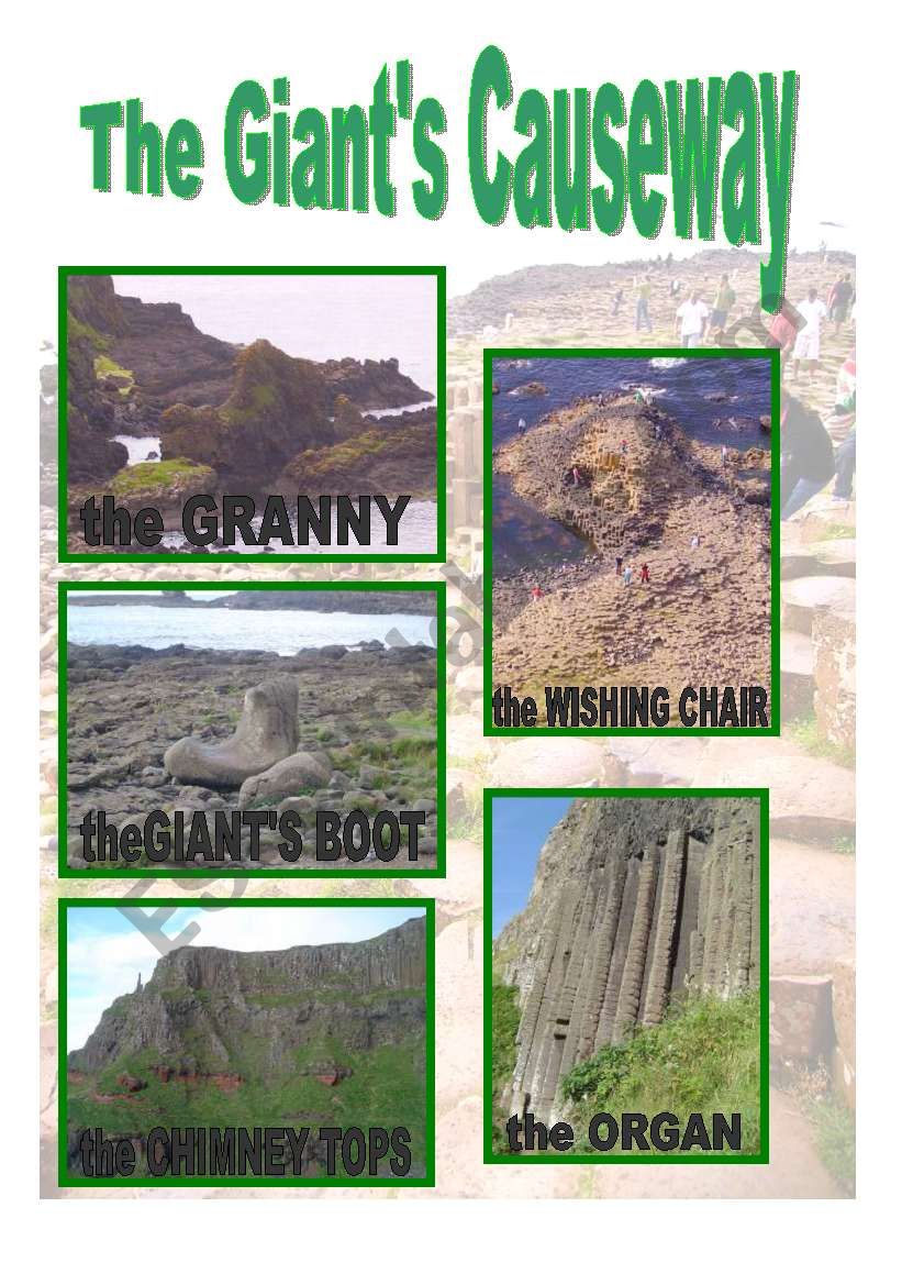 5 Giants Causeway flashcards worksheet