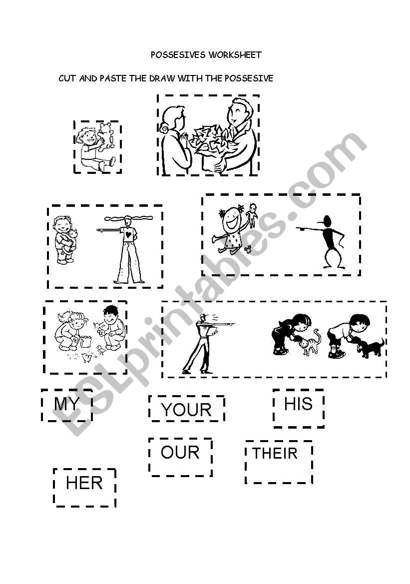 POSSESSIVES worksheet