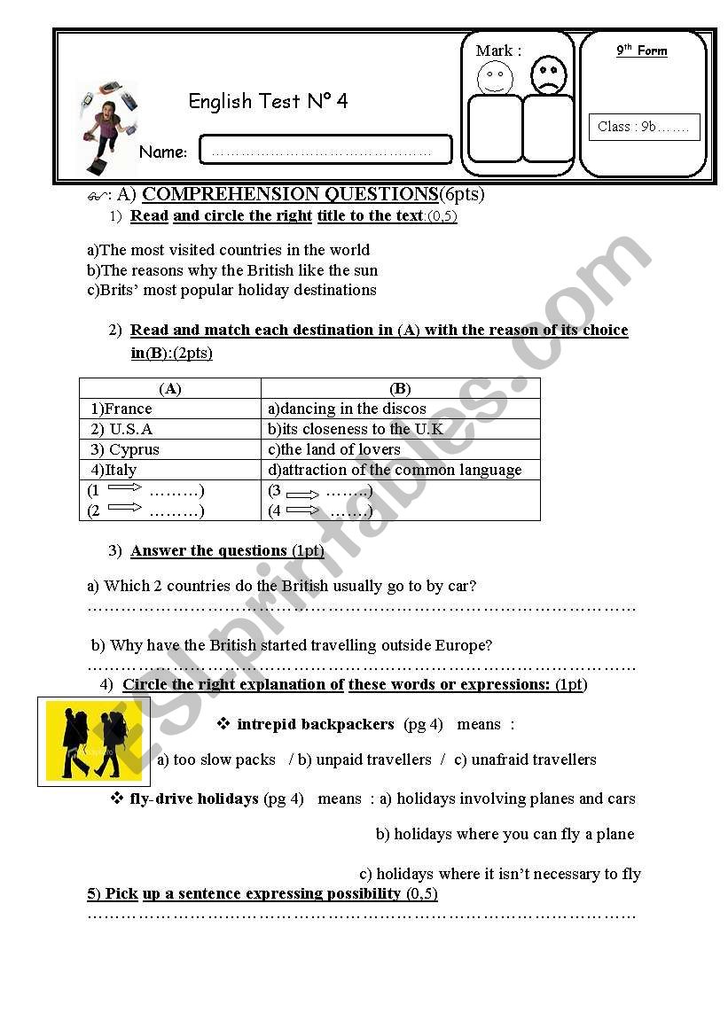 test 4 worksheet