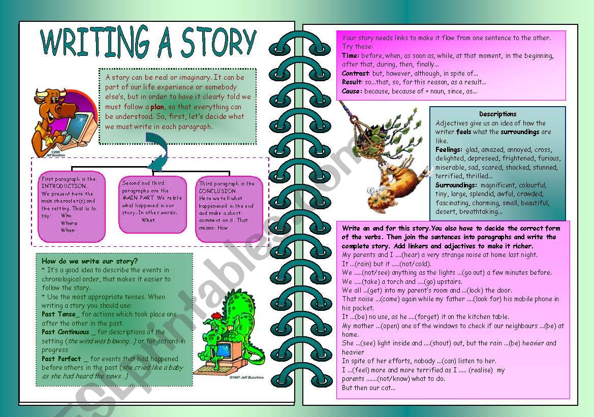 How to write a story worksheet