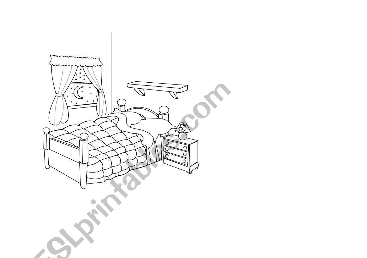 ROOMS PICTURES worksheet