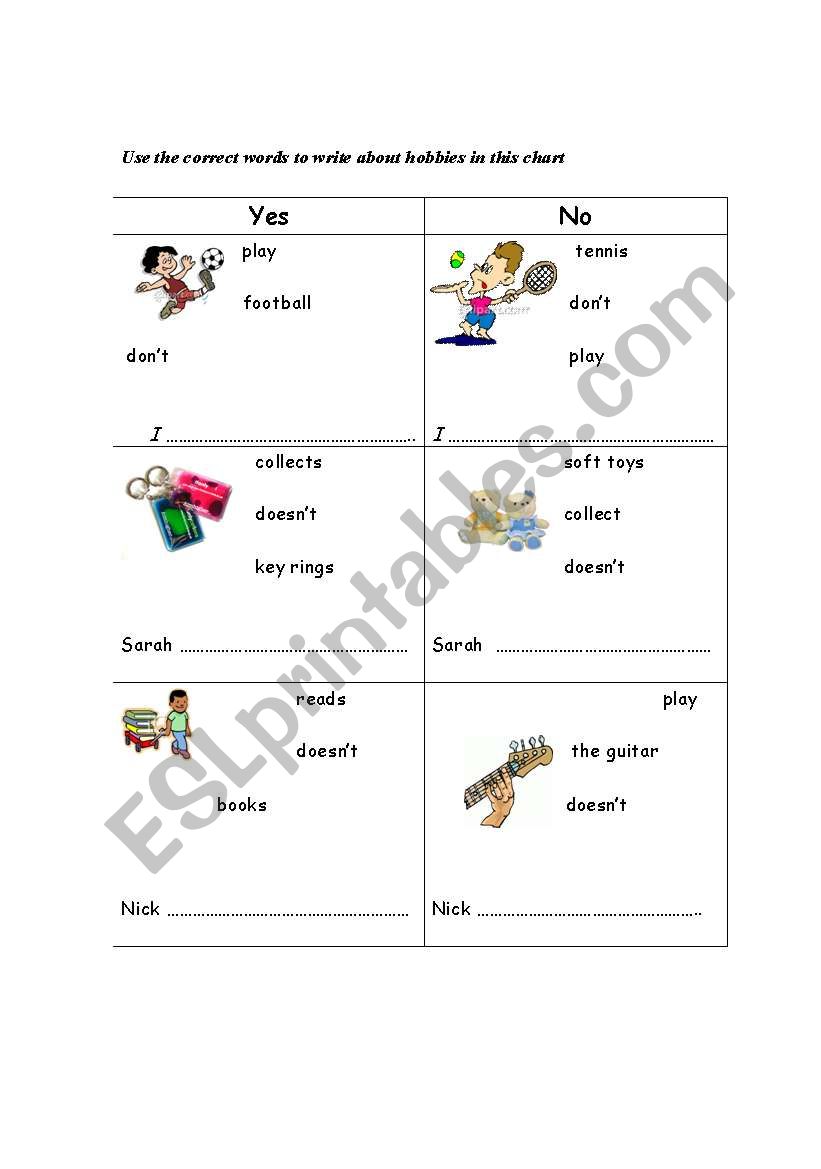 Present Simple worksheet