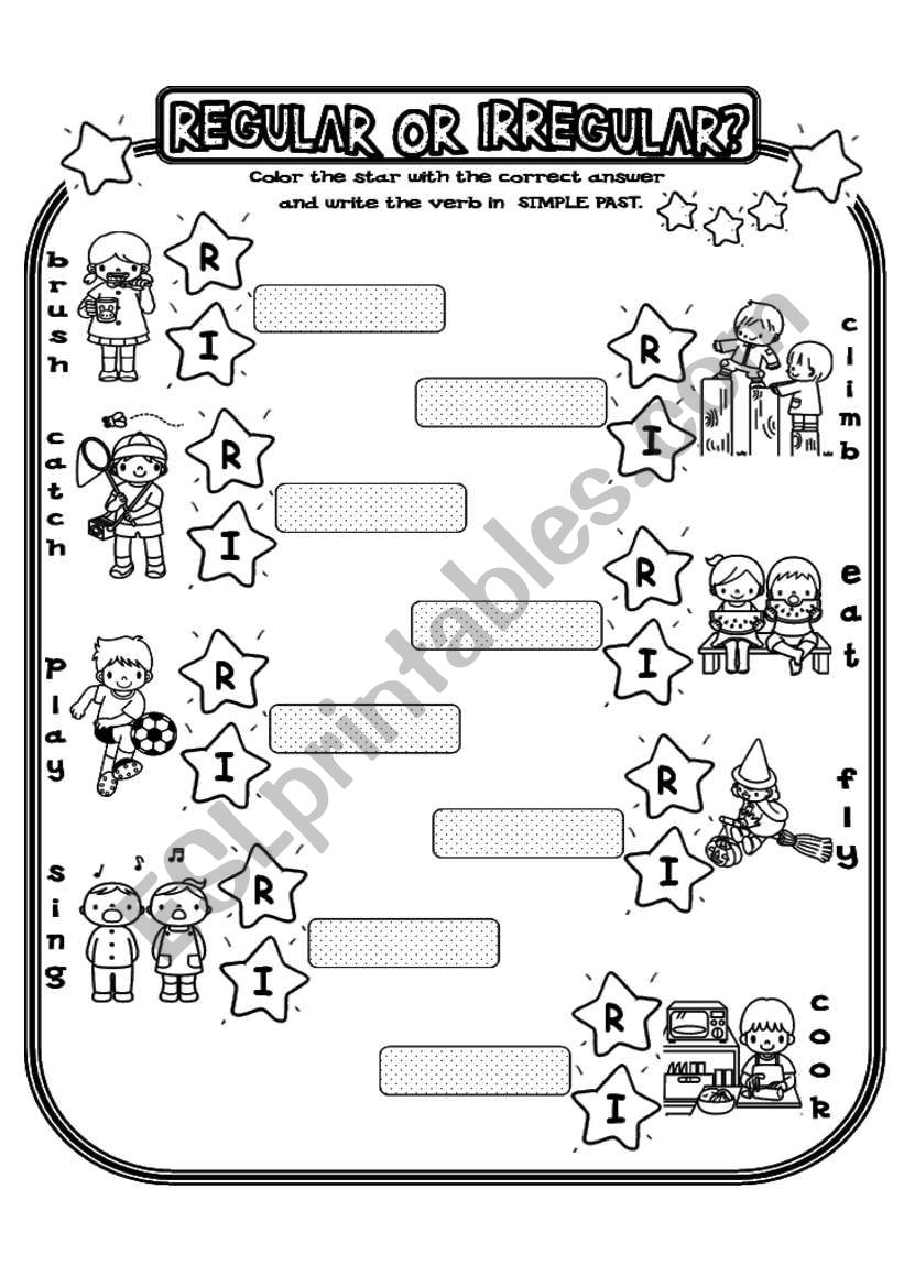 Regular or  Irregular? - Simple Past  (1)