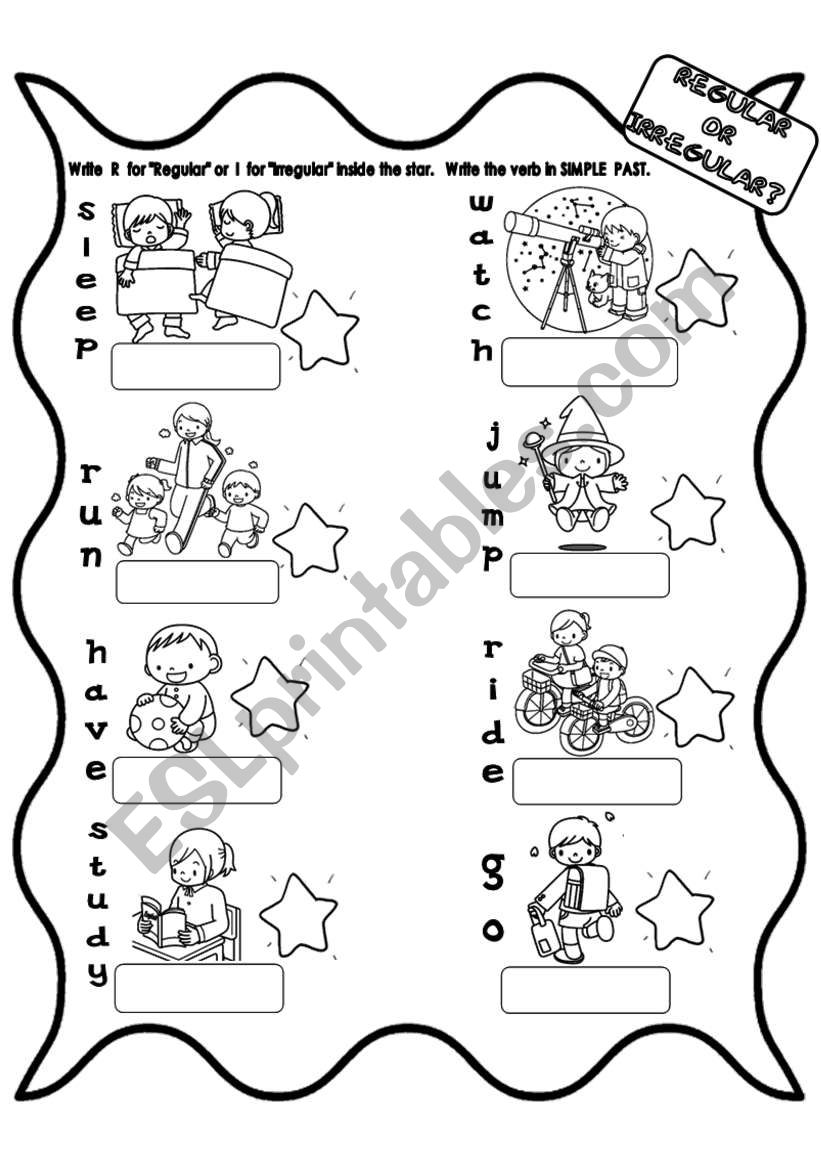 Regular or Irregular?-  Simple Past (2)