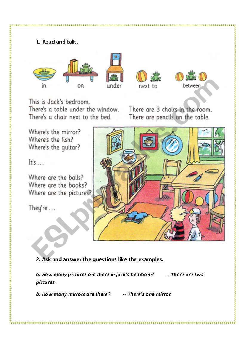 prepositions and using how many