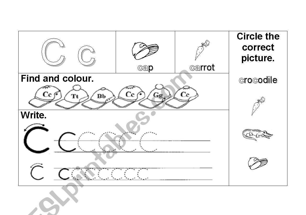 Cc worksheet