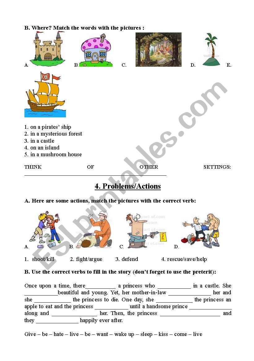 Tales ( part 2) worksheet