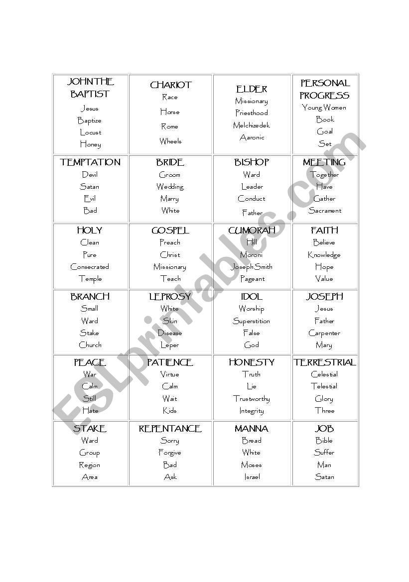 tabo worksheet