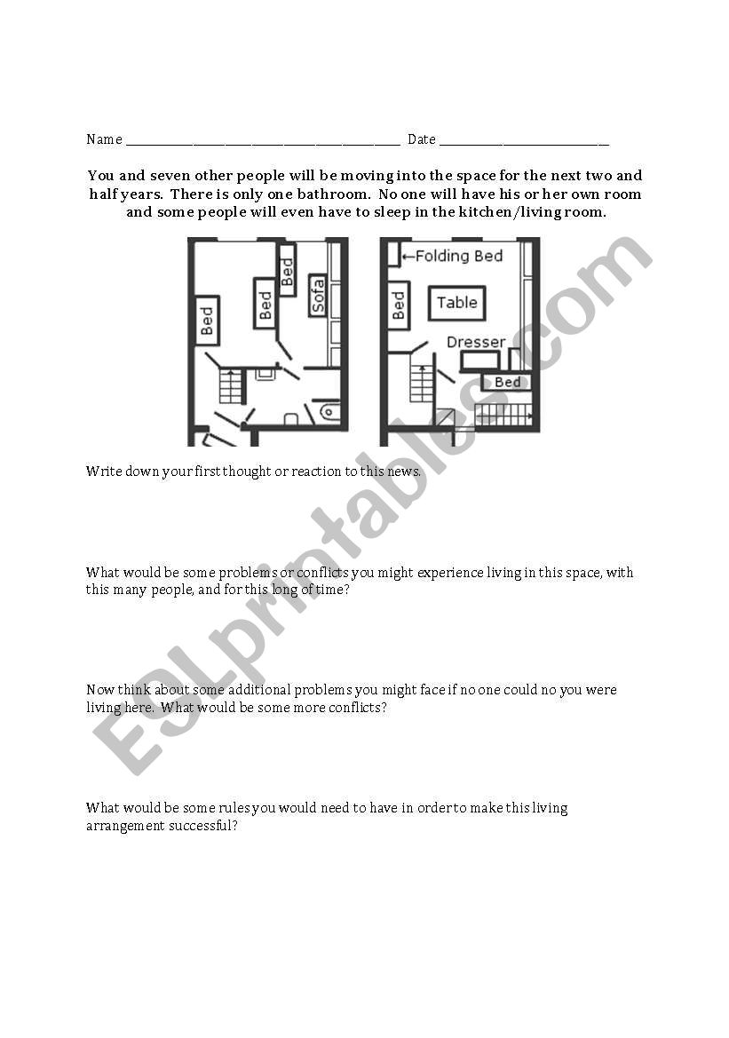 Anne Frank Secret Annex Pre-Reading Sheet