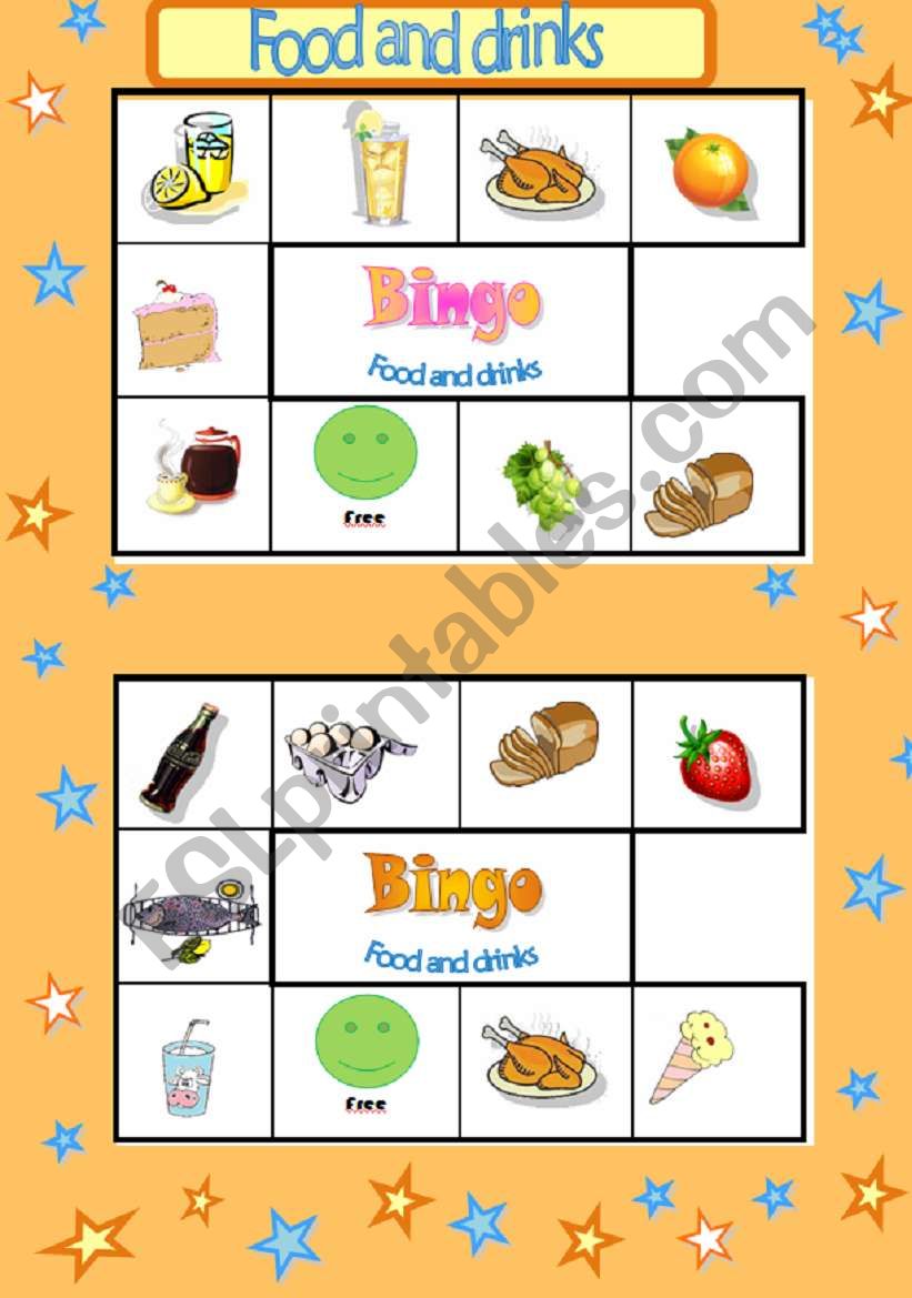 BINGO GAME- PART 6/8 worksheet