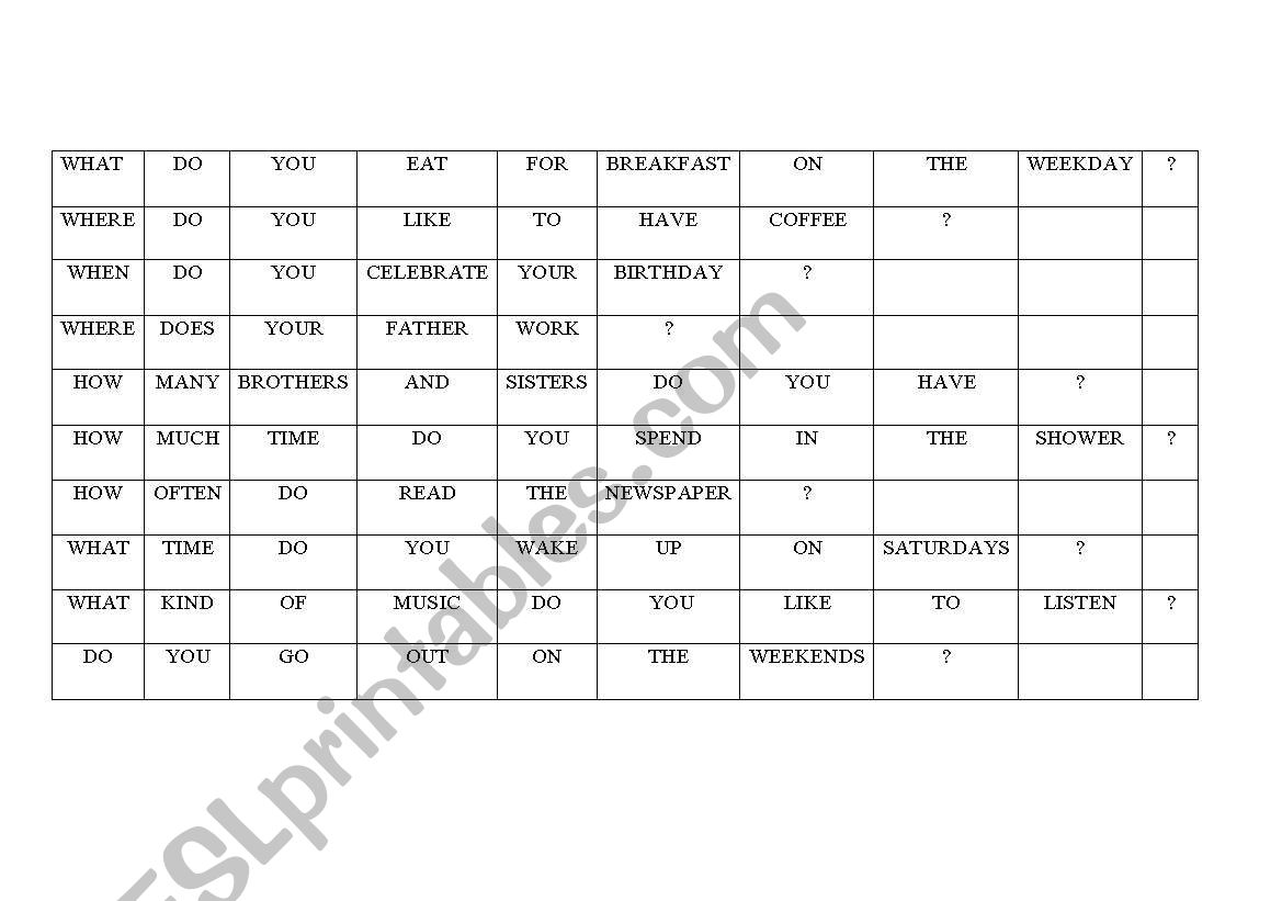 run, make and write worksheet