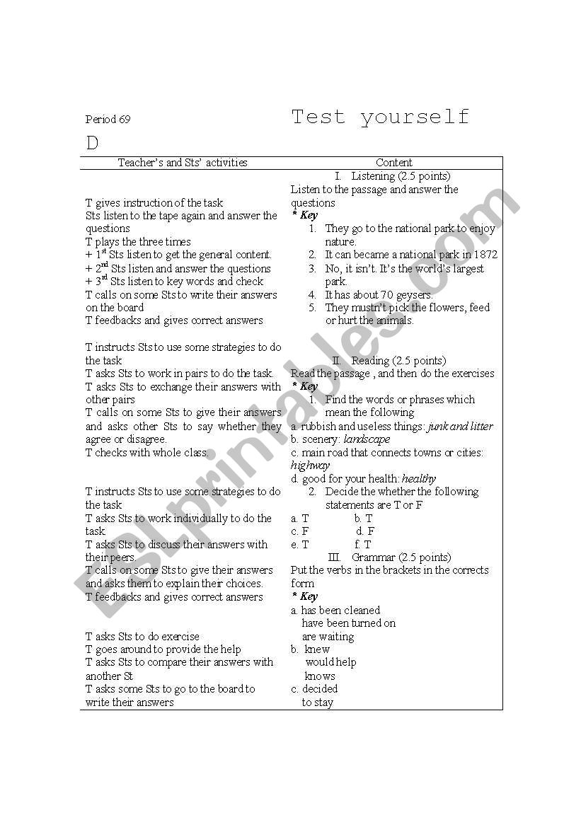 lesson plan worksheet