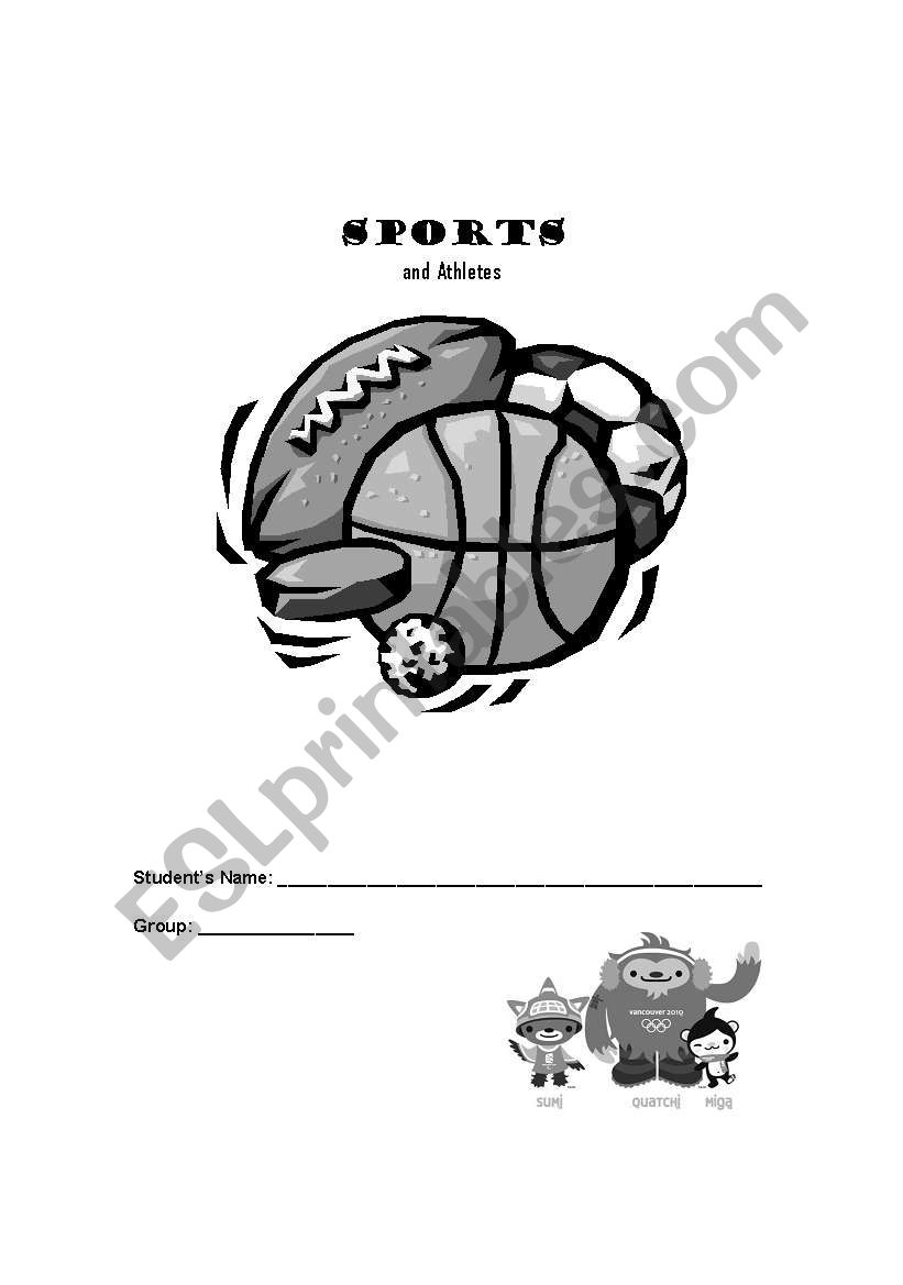 Sport and Athletes worksheet