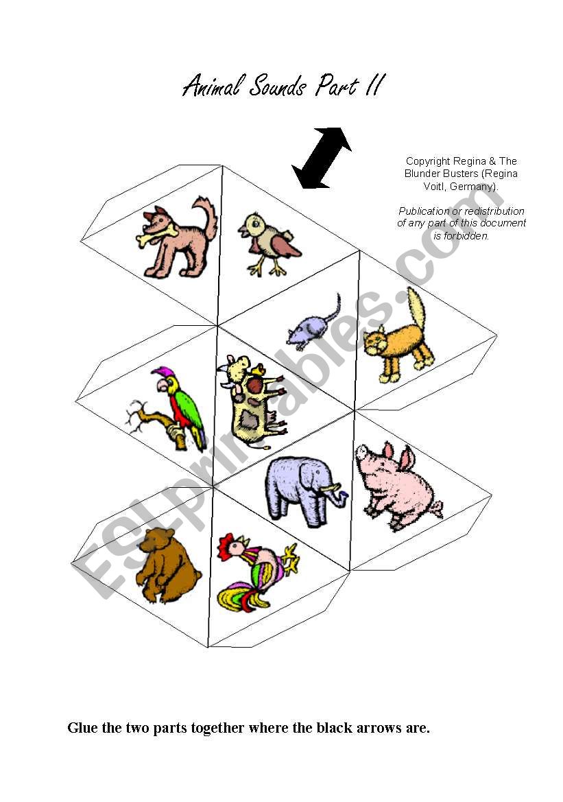 Animal Sounds 20 Animals Ball / Dice Game Part 2/2