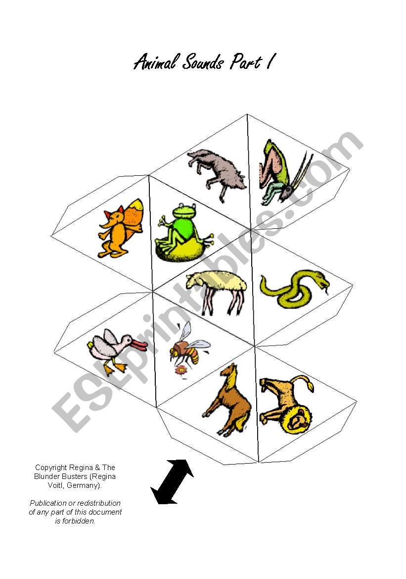 Animal Sounds 20 Animals Ball / Dice Game Part 1/2