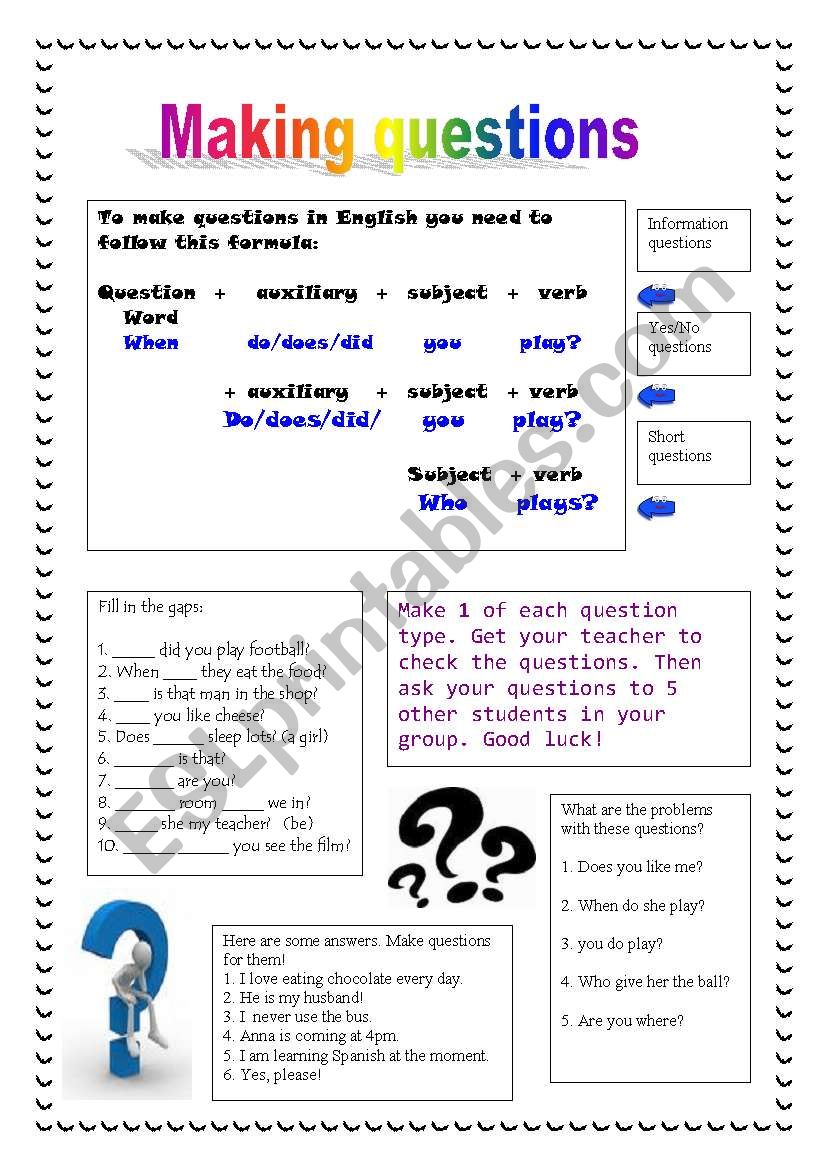 Making basic questions VERY CLEAR EXPLANATION! 