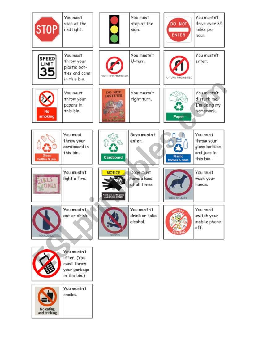 dominoes permission / prohibition