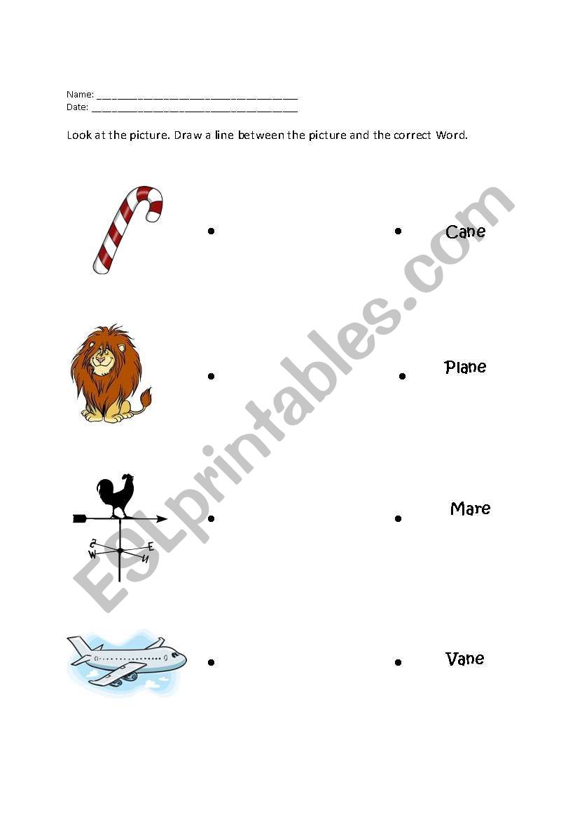 Phonics Worksheets worksheet