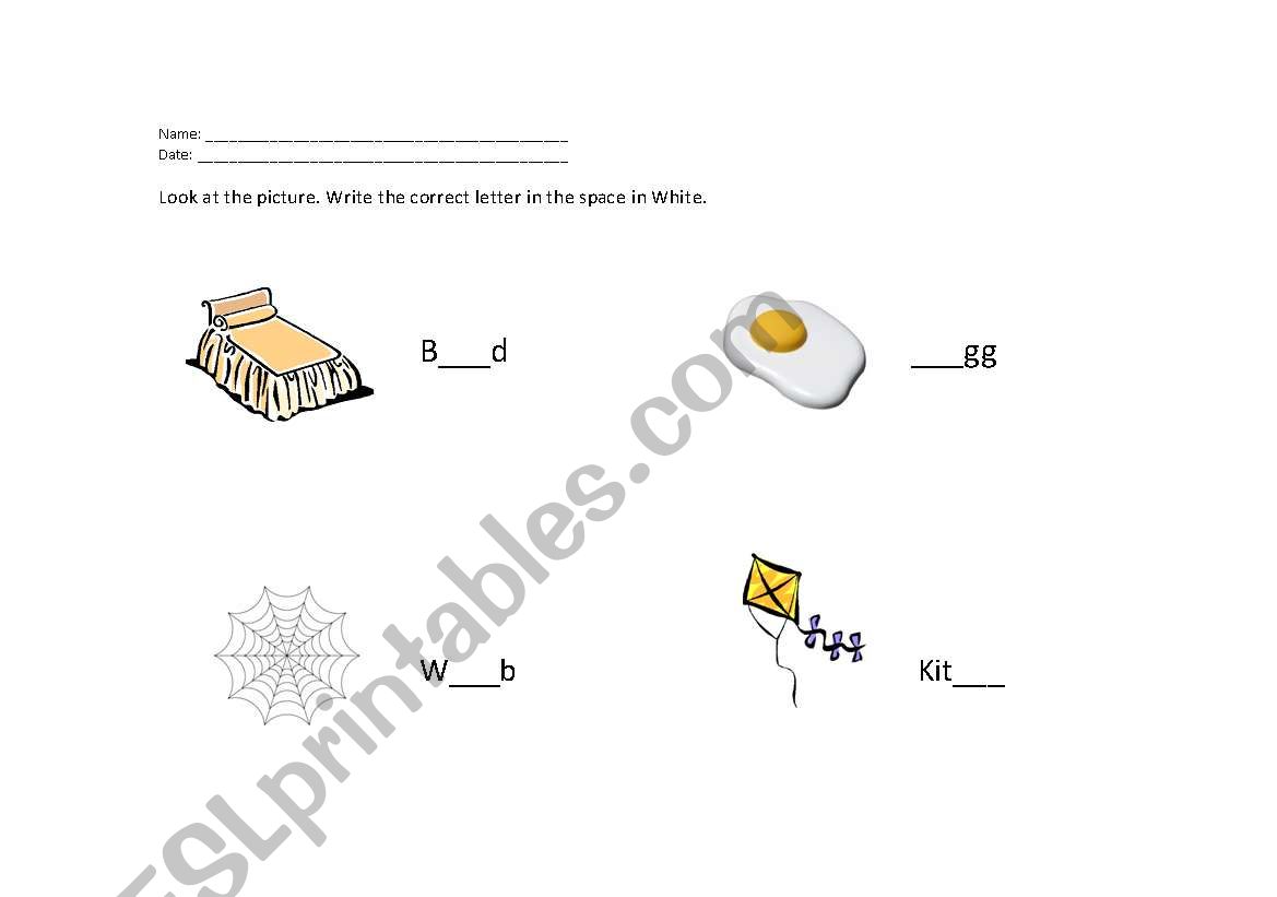 Phonics Worksheets worksheet