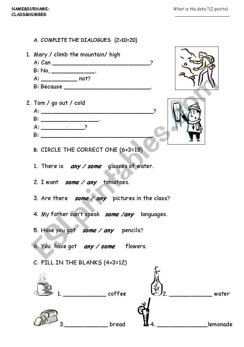 quiz worksheet