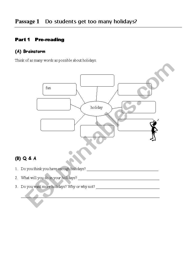 reading and writing worksheet 1
