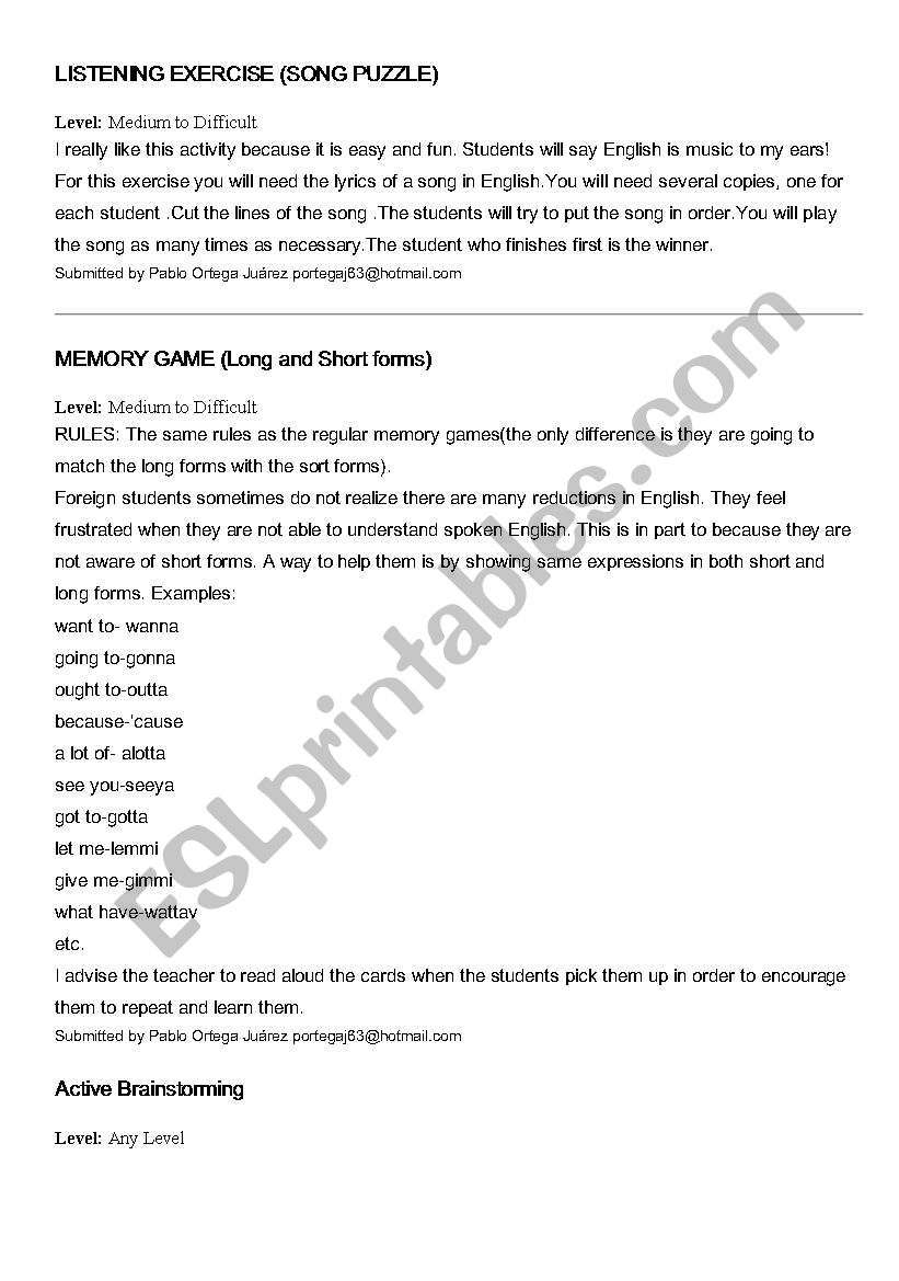 memory game classroom objects worksheet