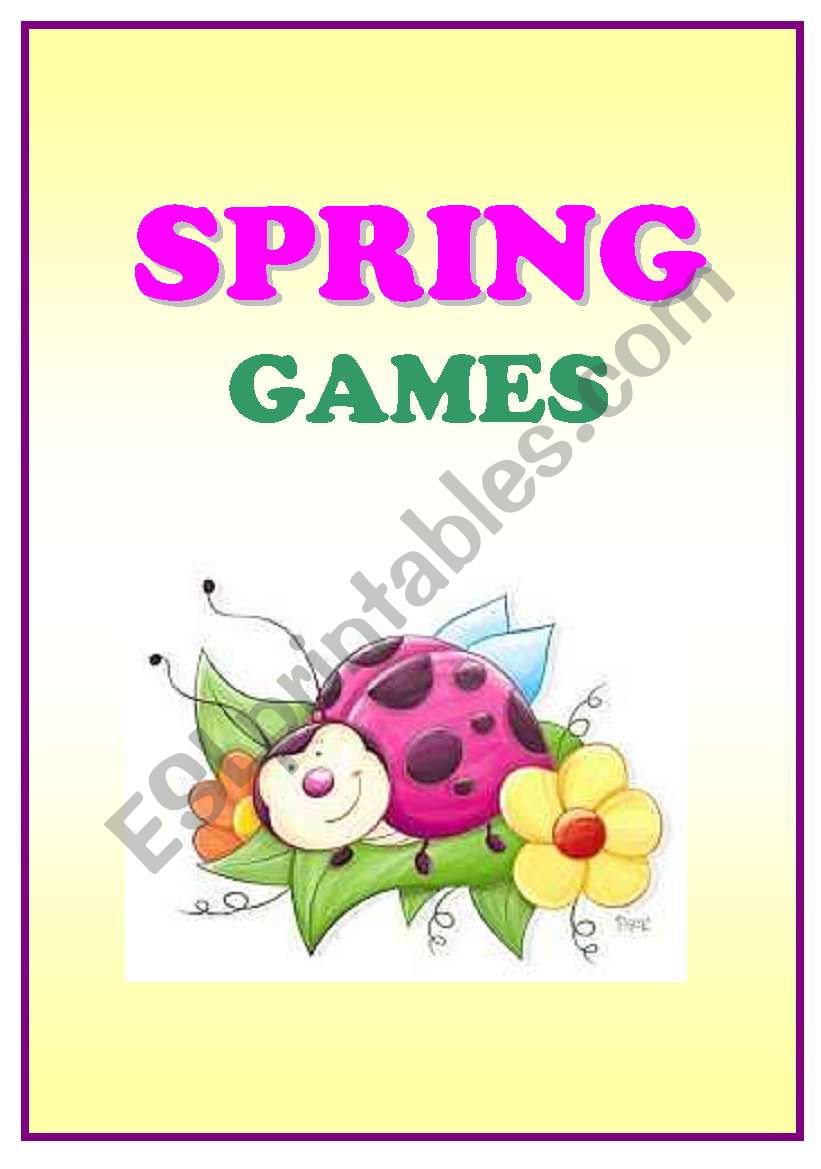 SPRING GAMES - shape writing and associations