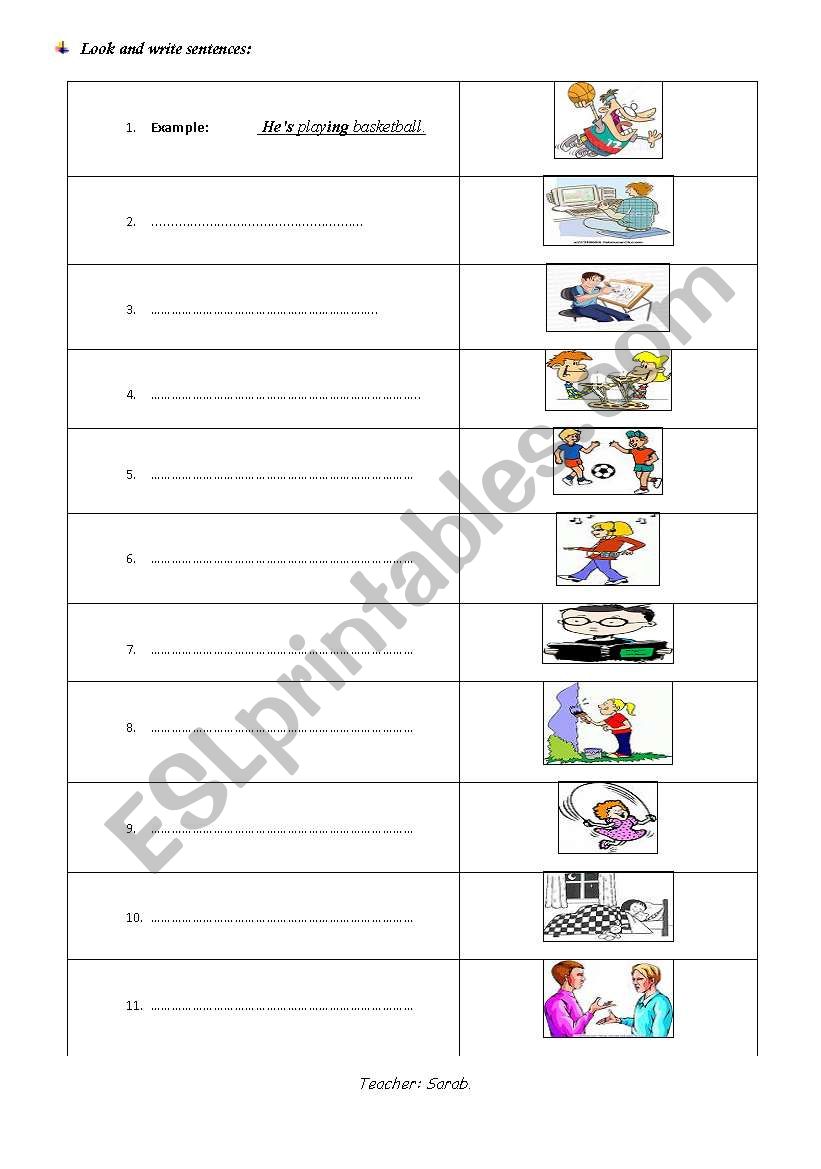 look-at-the-pictures-and-write-sentences-esl-worksheet-by-sarab311