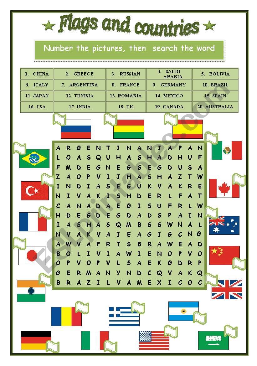 Nationalities wordwall. Кроссворд по странам на английском. Страны на английском задания. Задания с флагами стран. Названия стран на английском упражнения.