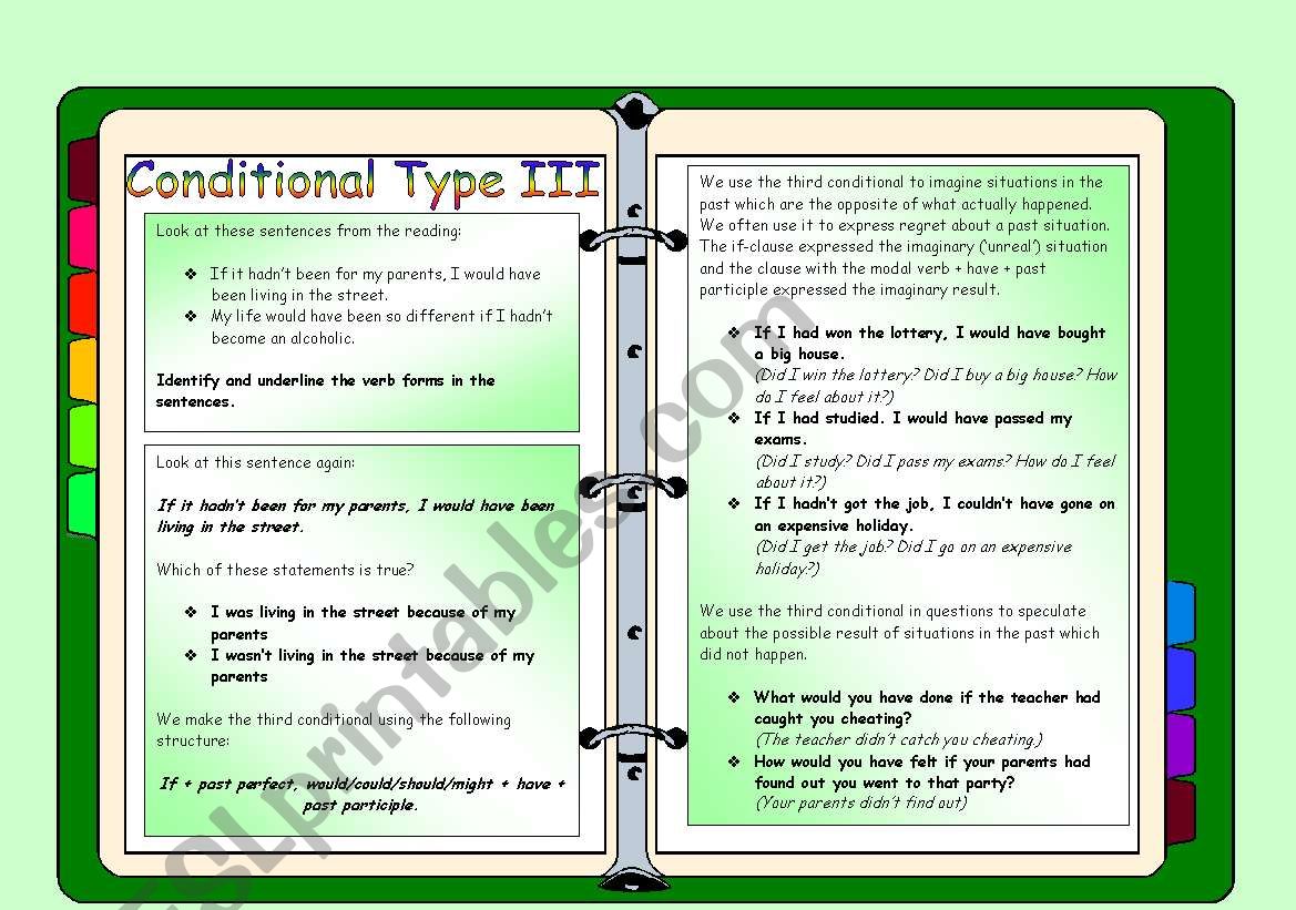 Alcoholism Reading and the Third Conditional with Key (2/2)