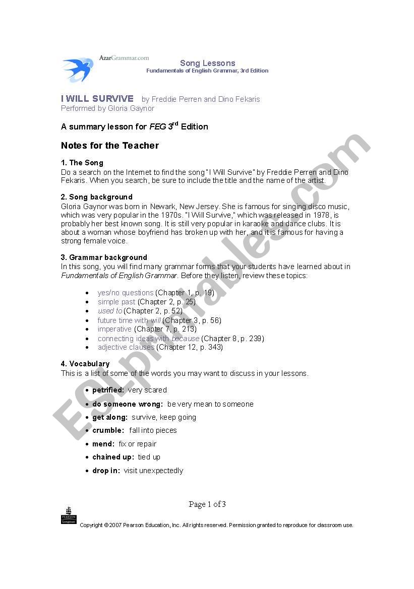 Modals worksheet