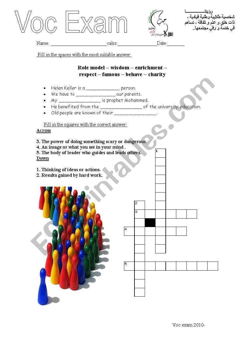 voc exercises  worksheet