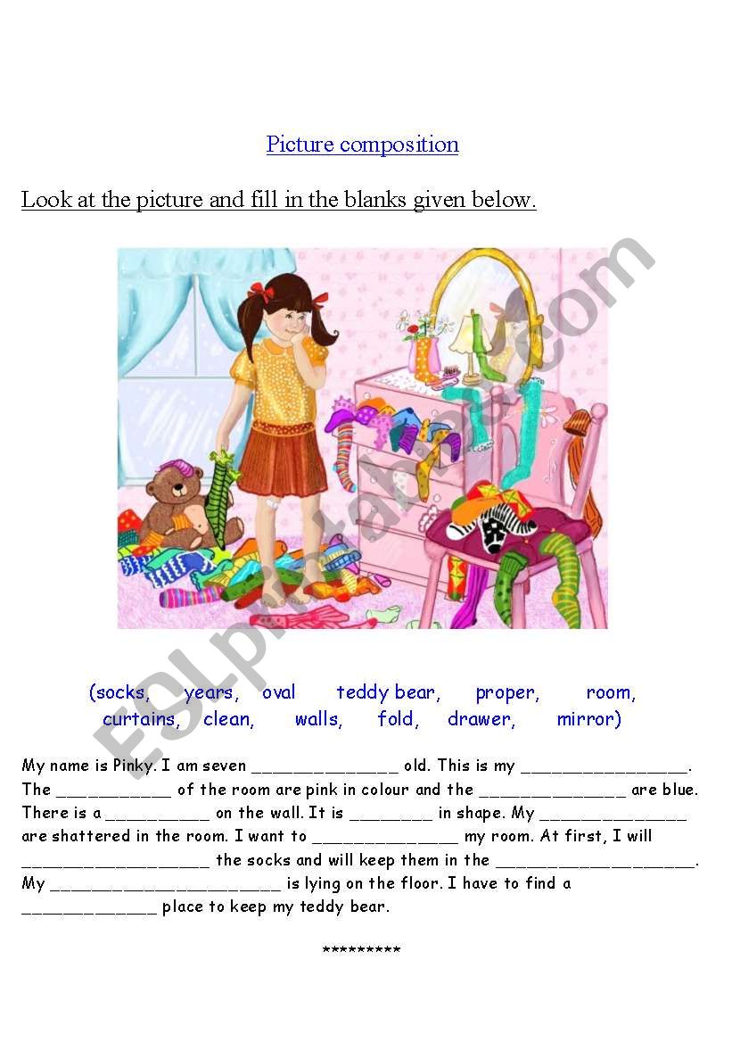 Picture composition worksheet