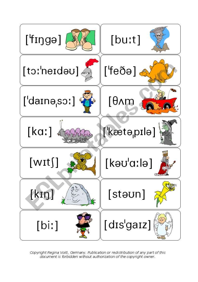 IPA Phonetic Signs Practice Dominoes- Part 2/3 (by blunderbuster)