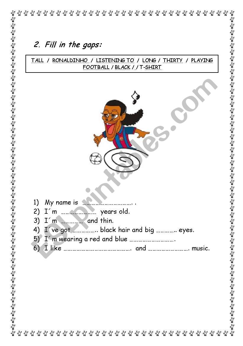 RONALDINHO worksheet