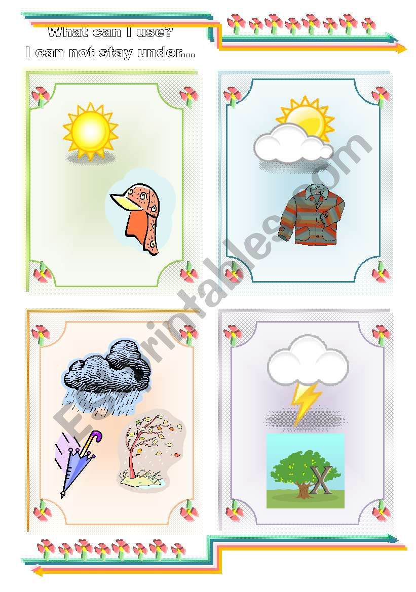 Whats the weather like? worksheet