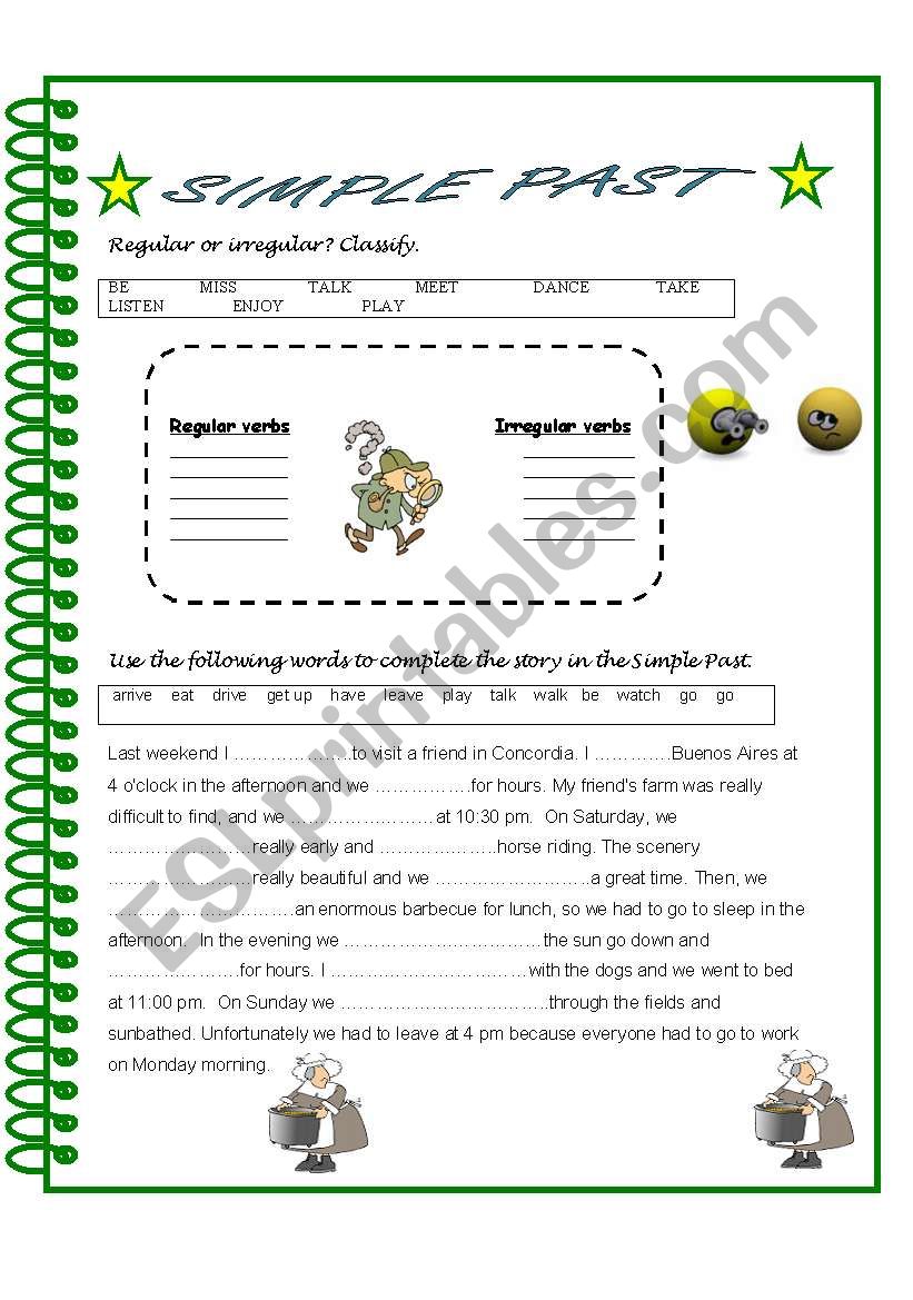 Simple Past worksheet