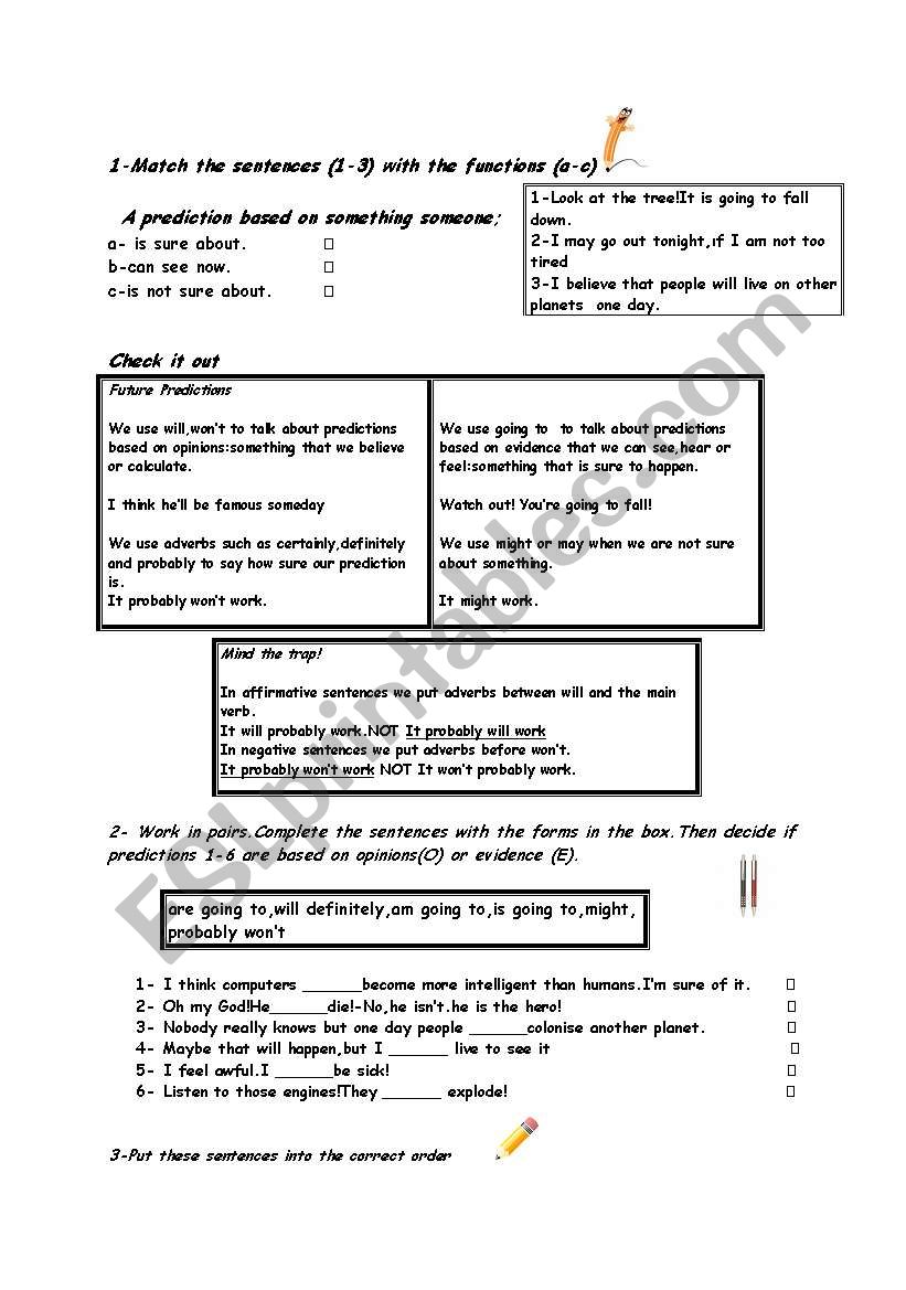 Future Tense worksheet